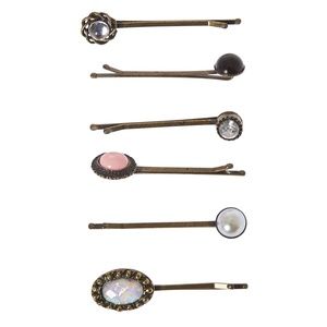 New Antique Gold blush Bobby Pins 6 Pack NWT